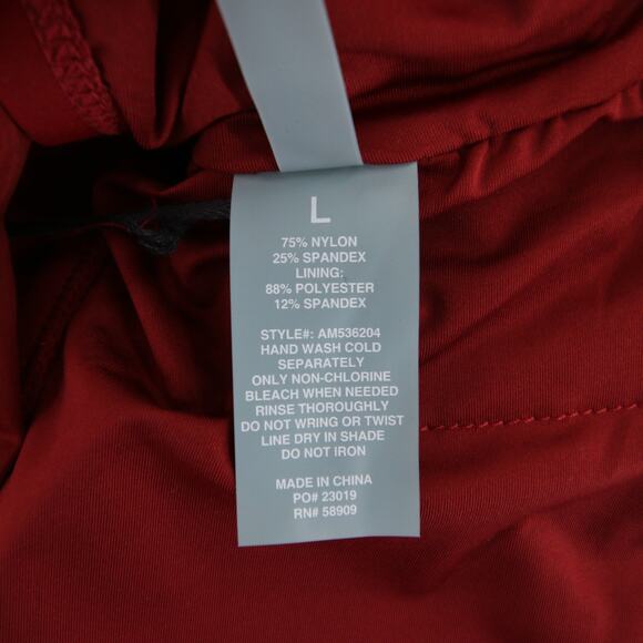 Antonio Melani x Style Bungalow Bikini Top Red Ruffled Convertible Straps XL NWT - Picture 7 of 15